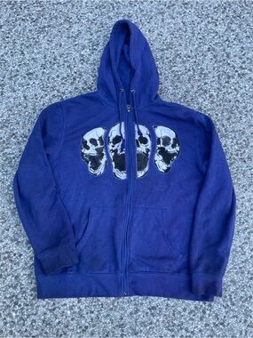 Handmade punk zip up